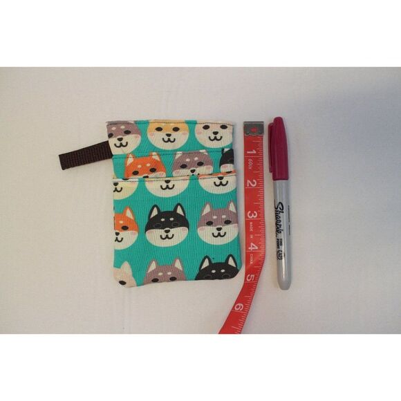 Shiba Inu Scrub POCKET Insert, Organizer & Protector for Nurses, Doctors - Picture 2 of 4